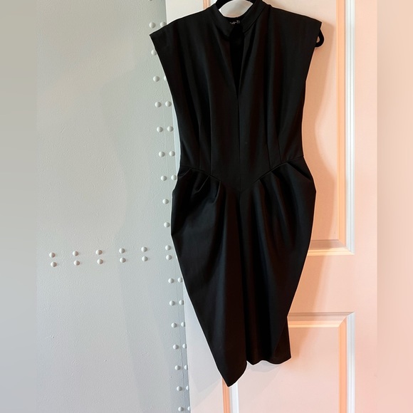 Dar-Ti elegant black dress, knee length, size small - Picture 6 of 12